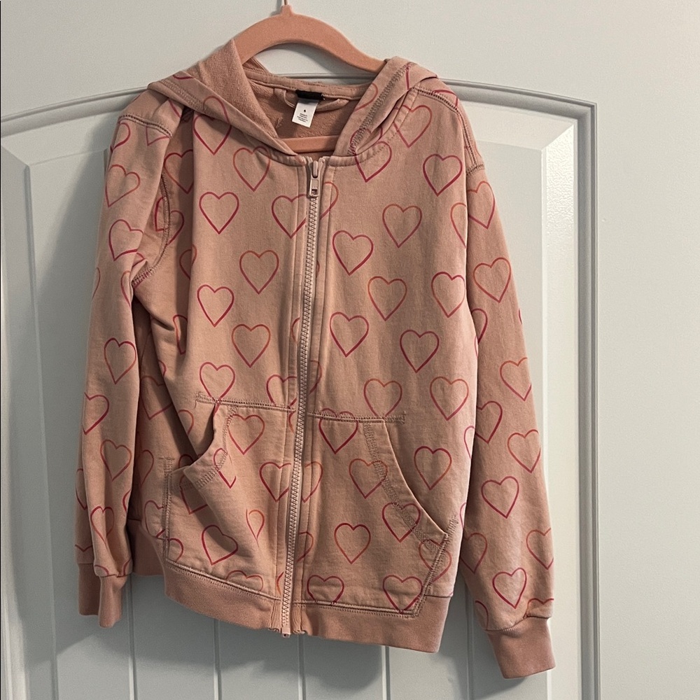 Tea heart sweatshirt size 6
